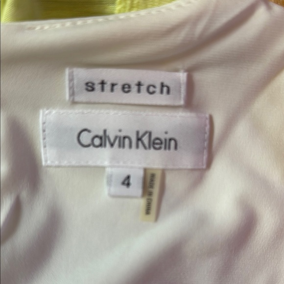 S Calvin Klein White Sleeveless shell top - Picture 3 of 3